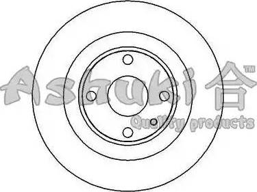 Ashuki M615-20 - Тормозной диск autospares.lv