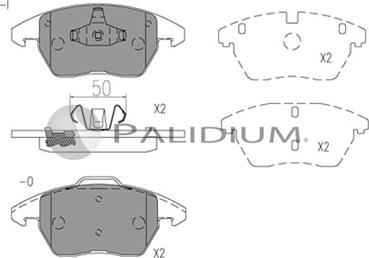 Ashuki P1-1528 - Тормозные колодки, дисковые, комплект autospares.lv