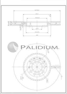 Ashuki P330-241 - Тормозной диск autospares.lv