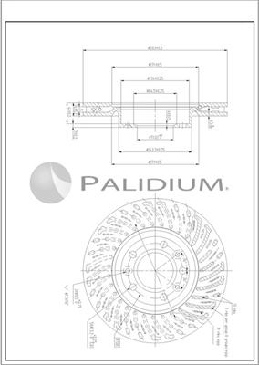 Ashuki P330-248 - Тормозной диск autospares.lv