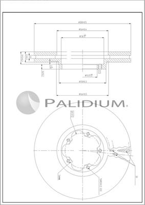 Ashuki P330-269 - Тормозной диск autospares.lv