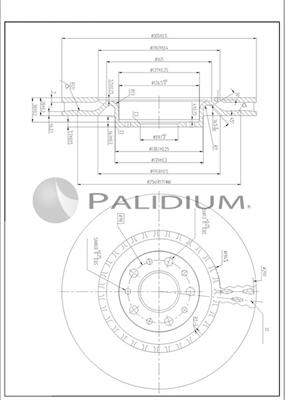 Ashuki P330-270 - Тормозной диск autospares.lv