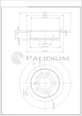 Ashuki P331-138 - Тормозной диск autospares.lv