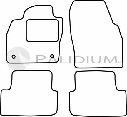 Ashuki PAL18-6530 - Комплект ковриков autospares.lv