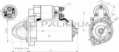 Ashuki PAL17-1005 - Стартер autospares.lv