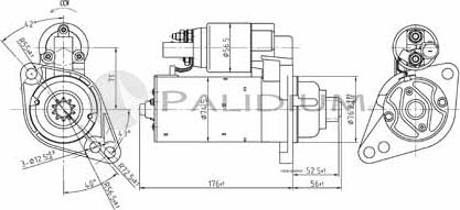 Ashuki PAL17-1006 - Стартер autospares.lv