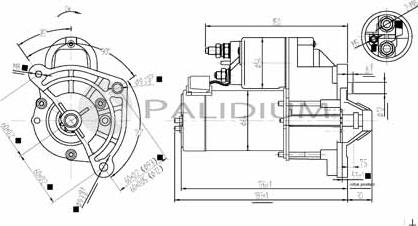 Ashuki PAL17-1001 - Стартер autospares.lv