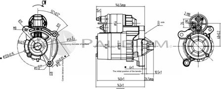 Ashuki PAL17-1012 - Стартер autospares.lv