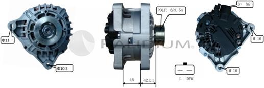 Ashuki PAL17-2010 - Генератор autospares.lv