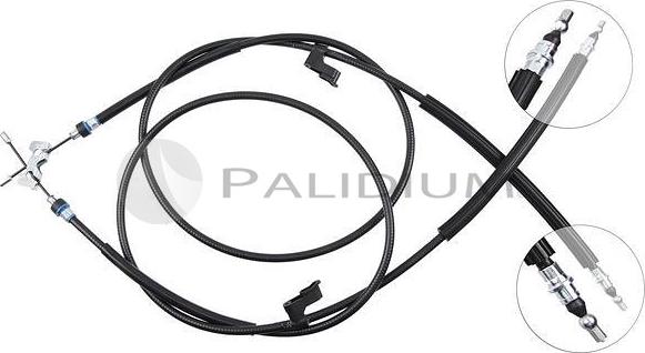 Ashuki PAL3-1638 - Тросик, cтояночный тормоз autospares.lv