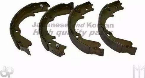 Ashuki S014-35 - Комплект тормозов, ручник, парковка autospares.lv