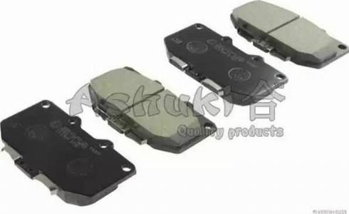 Ashuki S011-40 - Тормозные колодки, дисковые, комплект autospares.lv