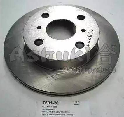 Ashuki T601-20 - Тормозной диск autospares.lv