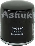 Ashuki Y001-06 - Масляный фильтр autospares.lv