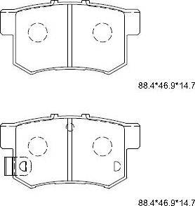 Ferodo FSL956 - Тормозные колодки, дисковые, комплект autospares.lv