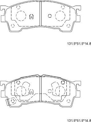 Valeo 606480 - Тормозные колодки, дисковые, комплект autospares.lv