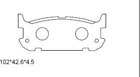 Asimco KD3774 - Тормозные колодки, дисковые, комплект autospares.lv