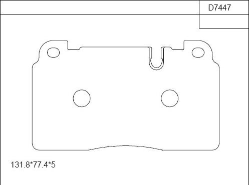 Asimco KD7447 - Тормозные колодки, дисковые, комплект autospares.lv