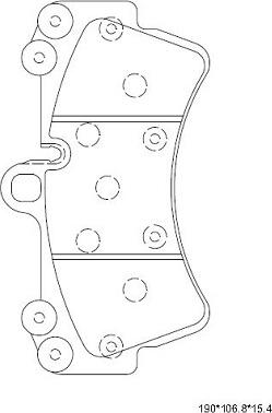 Asimco KD7570 - Тормозные колодки, дисковые, комплект autospares.lv