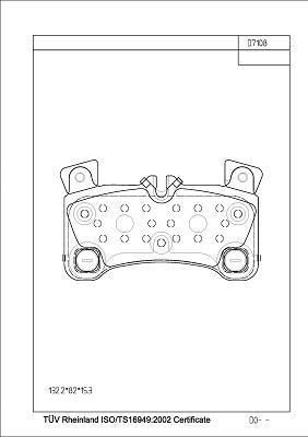 Asimco KD78138 - Тормозные колодки, дисковые, комплект autospares.lv