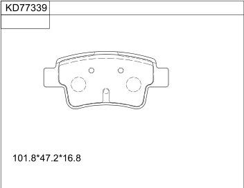 Jurid 573166JC - Тормозные колодки, дисковые, комплект autospares.lv