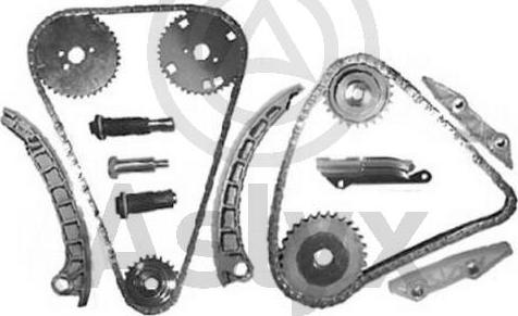 Aslyx AS-502163 - Комплект цепи привода распредвала autospares.lv