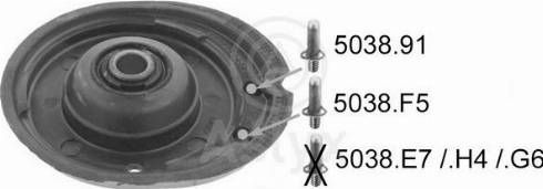 Aslyx AS-105104 - Опора стойки амортизатора, подушка autospares.lv