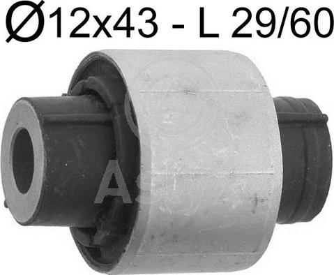 Aslyx AS-105363 - Сайлентблок, рычаг подвески колеса autospares.lv