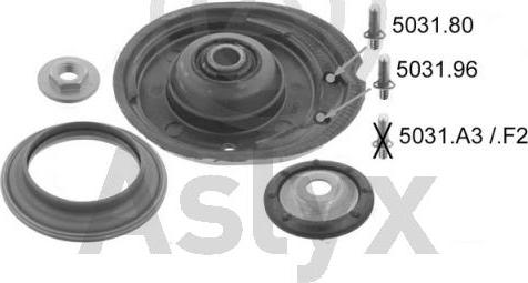 Aslyx AS-203154 - Опора стойки амортизатора, подушка autospares.lv