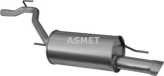 Asmet 04.071 - Глушитель выхлопных газов, конечный autospares.lv