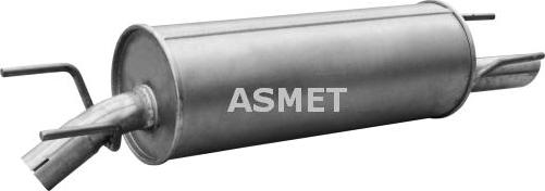 Asmet 05.103 - Глушитель выхлопных газов, конечный autospares.lv