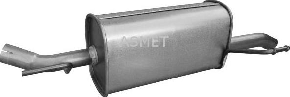 Asmet 05.276 - Глушитель выхлопных газов, конечный autospares.lv
