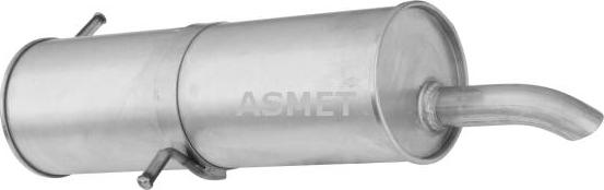 Asmet 08.054 - Глушитель выхлопных газов, конечный autospares.lv