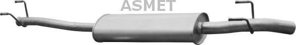 Asmet 02.052 - Глушитель выхлопных газов, конечный autospares.lv