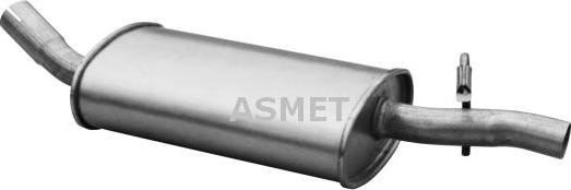 Asmet 07.071 - Глушитель выхлопных газов, конечный autospares.lv