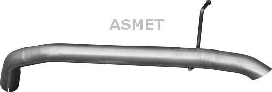 Asmet 07.216 - Труба выхлопного газа autospares.lv