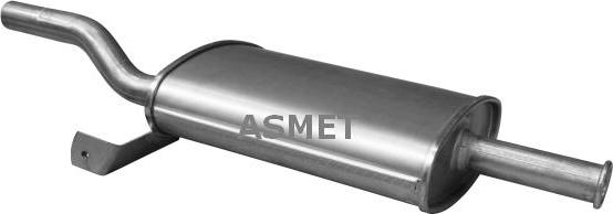 Asmet 14.012 - Глушитель выхлопных газов, конечный autospares.lv