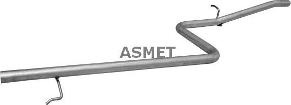 Asmet 16.067 - Труба выхлопного газа autospares.lv