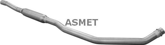 Asmet 16.101 - Средний глушитель выхлопных газов autospares.lv