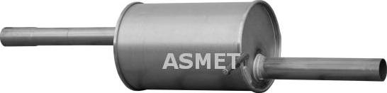 Asmet 10.108 - Глушитель выхлопных газов, конечный autospares.lv