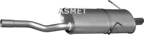 Asmet 12.026 - Глушитель выхлопных газов, конечный autospares.lv