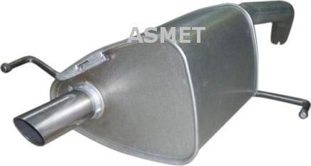 Asmet 29.003 - Глушитель выхлопных газов, конечный autospares.lv