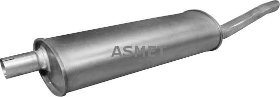 Asmet 24.012 - Глушитель выхлопных газов, конечный autospares.lv