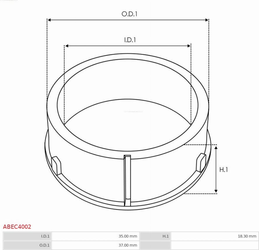 AS-PL ABEC4002 - Защитная крышка, генератор autospares.lv