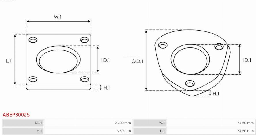 AS-PL ABEP3002S - Ремкомплект, генератор autospares.lv