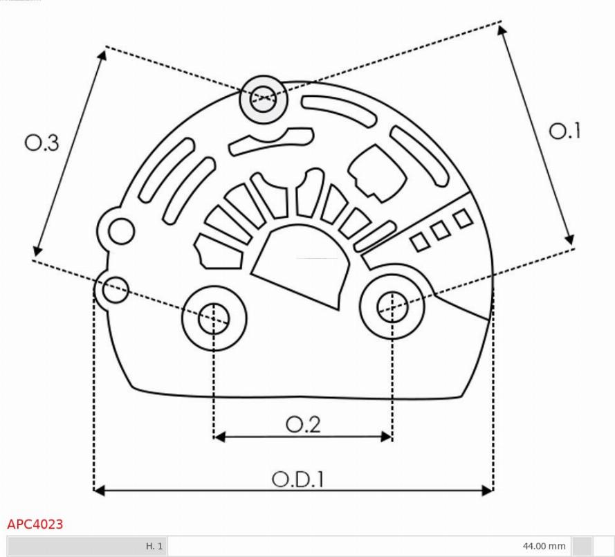 AS-PL APC4023 - Защитная крышка, генератор autospares.lv