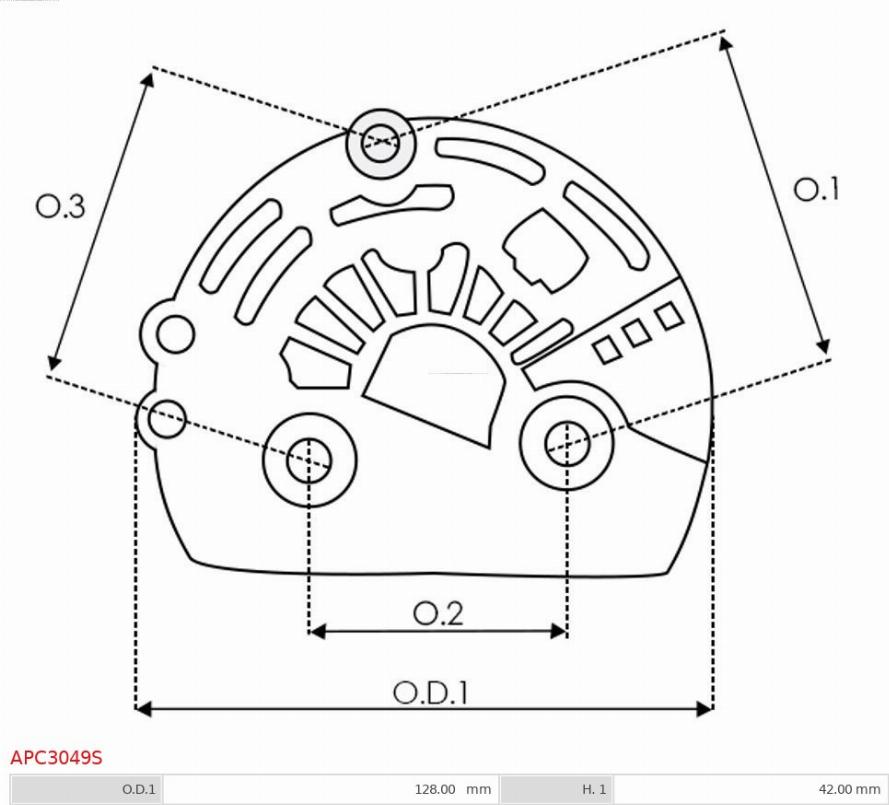 AS-PL APC3049S - Защитная крышка, генератор autospares.lv