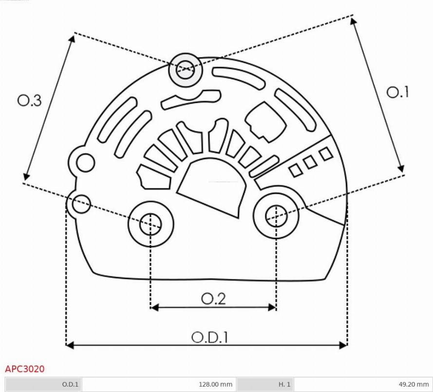 AS-PL APC3020 - Защитная крышка, генератор autospares.lv