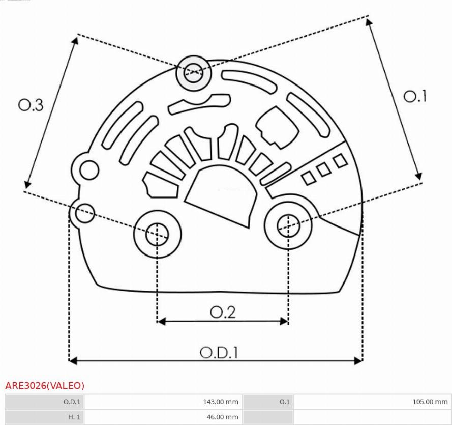 AS-PL ARE3026(VALEO) - Защитная крышка, генератор autospares.lv