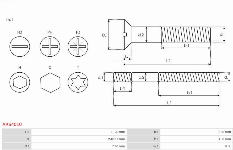 AS-PL ARS4010 - Ремкомплект, генератор autospares.lv